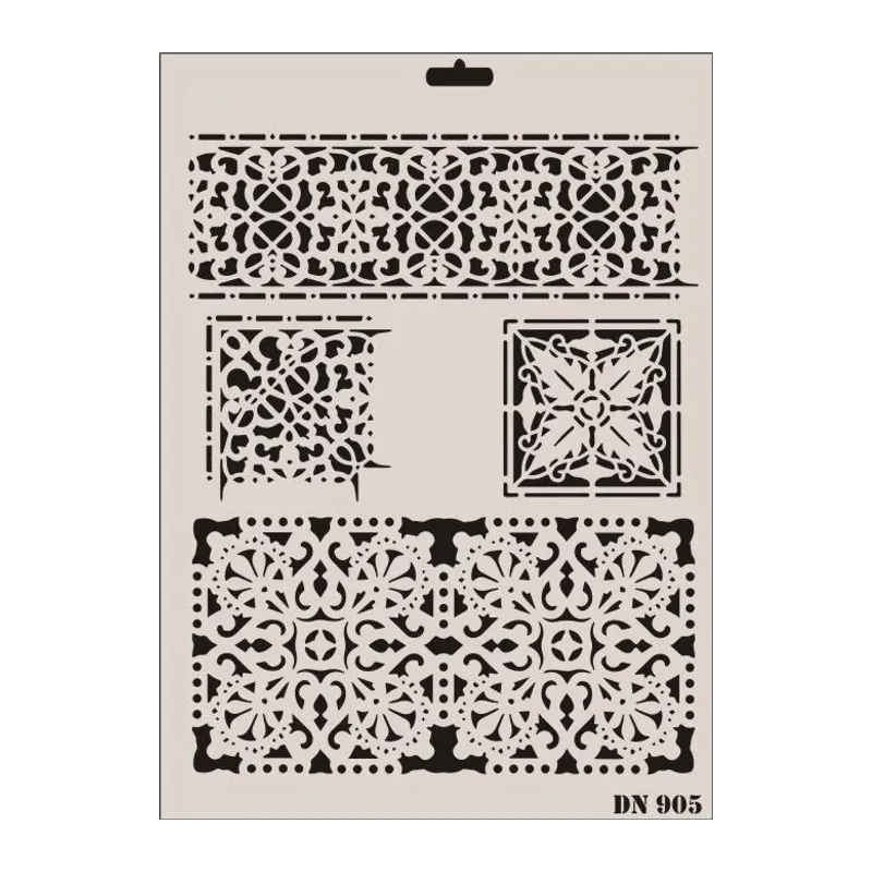 Rich Dantel Seri DN-905 Stencil 35x25 cm