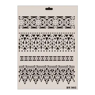 Rich Dantel Seri DN-903 Stencil 35x25 cm