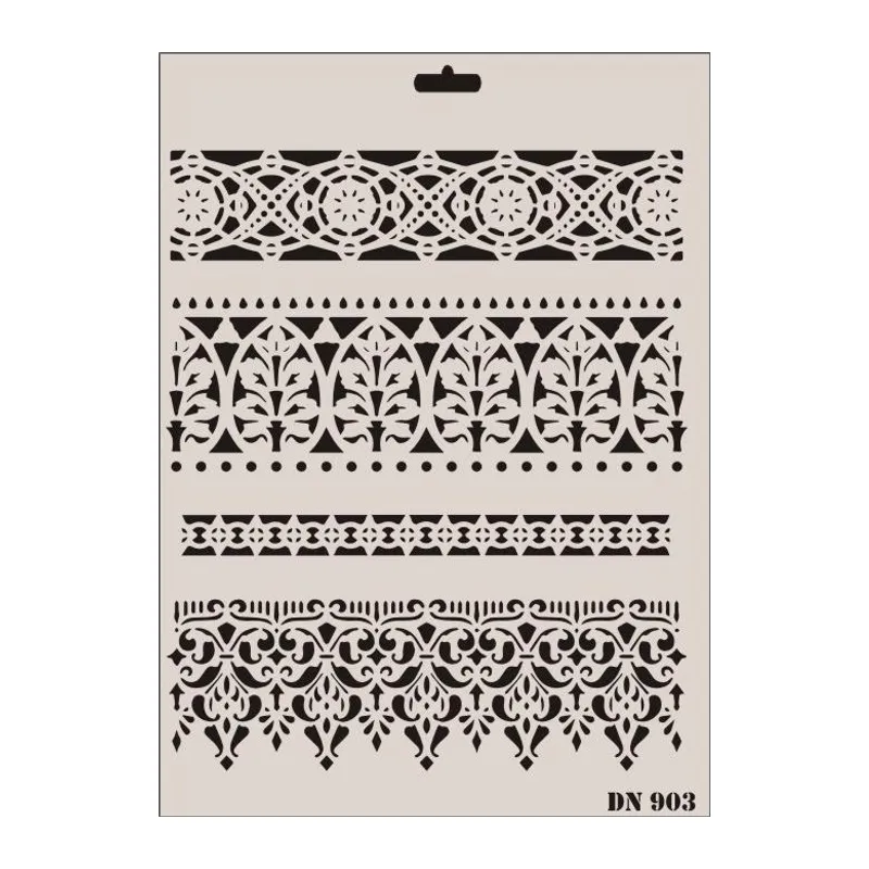 Rich Dantel Seri DN-903 Stencil 35x25 cm