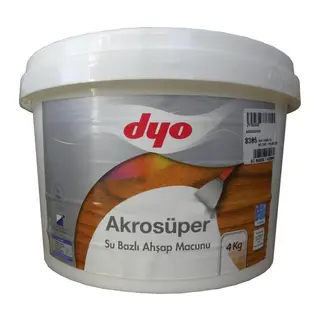 Akrosüper Ahşap Macunu 4 Kg