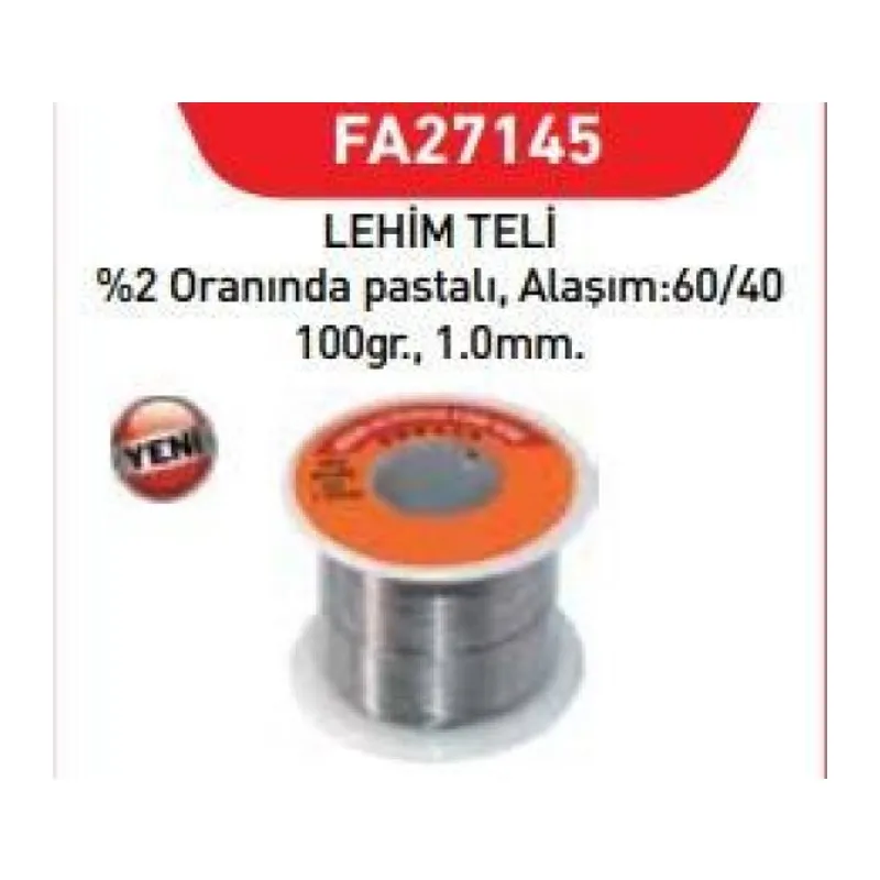Fastbond 27145 Lehim Teli 1 mm 100 gr