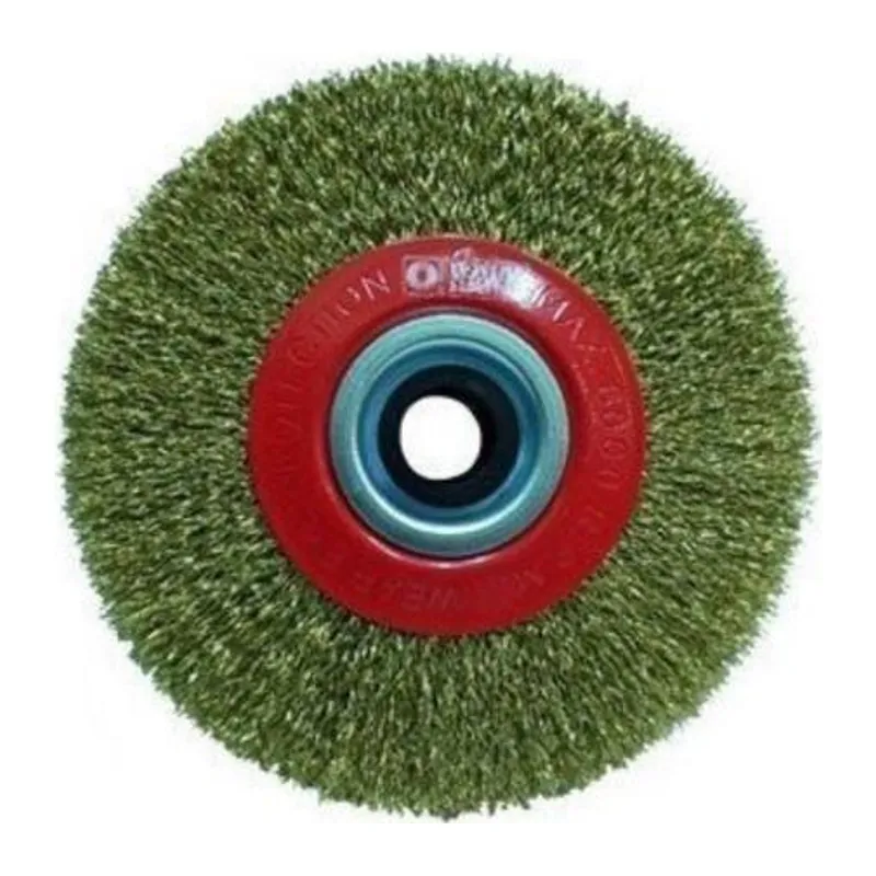 10105 Daire Fırça Sarı Telli 150X25 mm