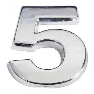 Cemax Krom Yapışkanlı 5 Rakamı 5 cm