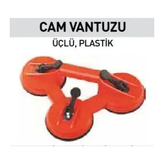 15011 Üçlü Plastik Cam Vantuzu