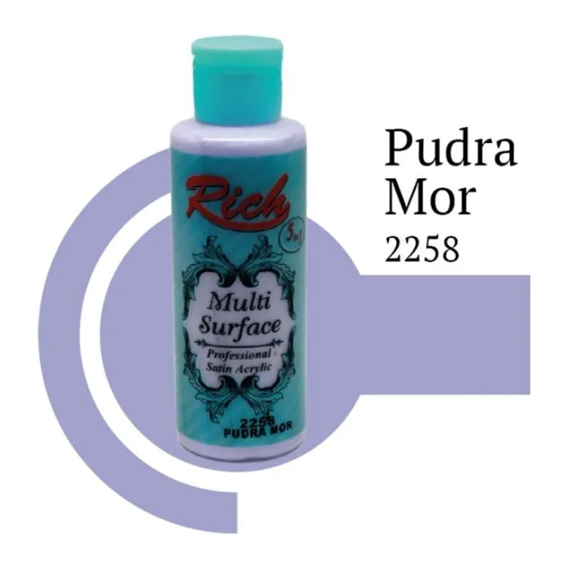 Riculti Surface 2258 Pudra Mor Akrilik Boya 130 cc