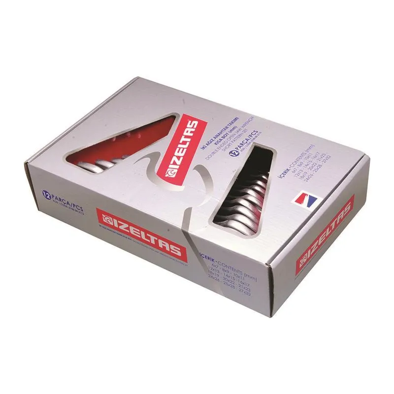 İzeltaş 0100 İki Ağız Takımı Kısa Boy 8 Parça