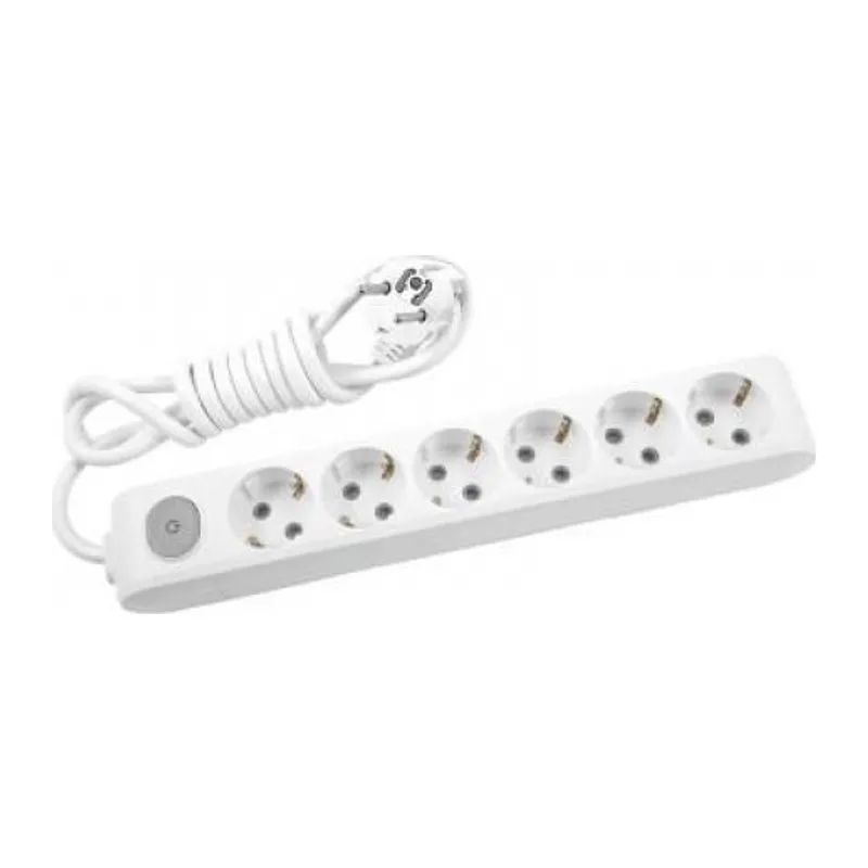 Multilet 6 lı lı 3 Metre Kablolu Grup Priz