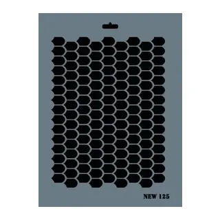 Rich New Seri N-125 Stencil 35x25 cm