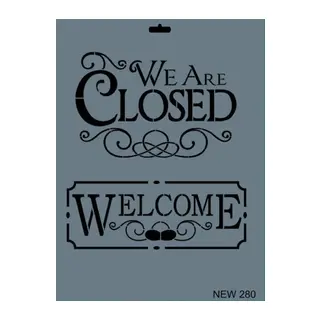 Rich New Seri N-280 Stencil 35x25 cm