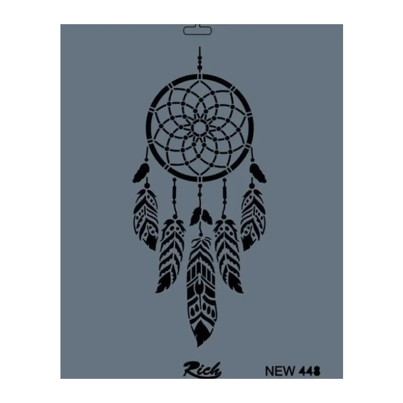 Rich New Seri N-448 Stencil 35x25 cm