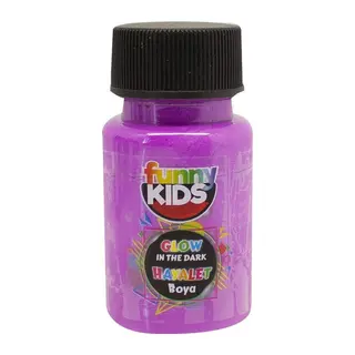 Rich 4486 Mor Funny Kids Glow In The Dark Hayalet Boya 50 cc