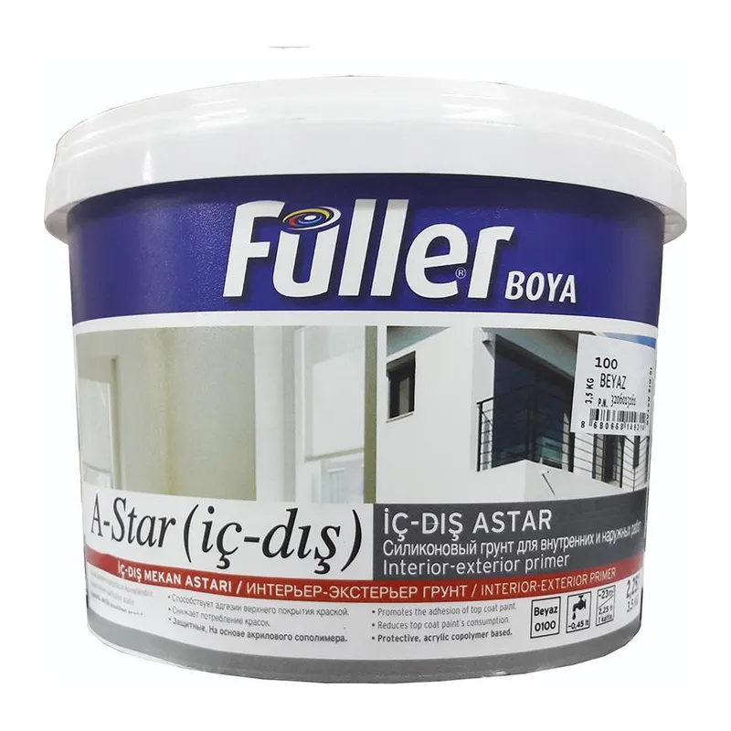 A-Star İç Dış Cephe Astar 3,5 Kg Beyaz