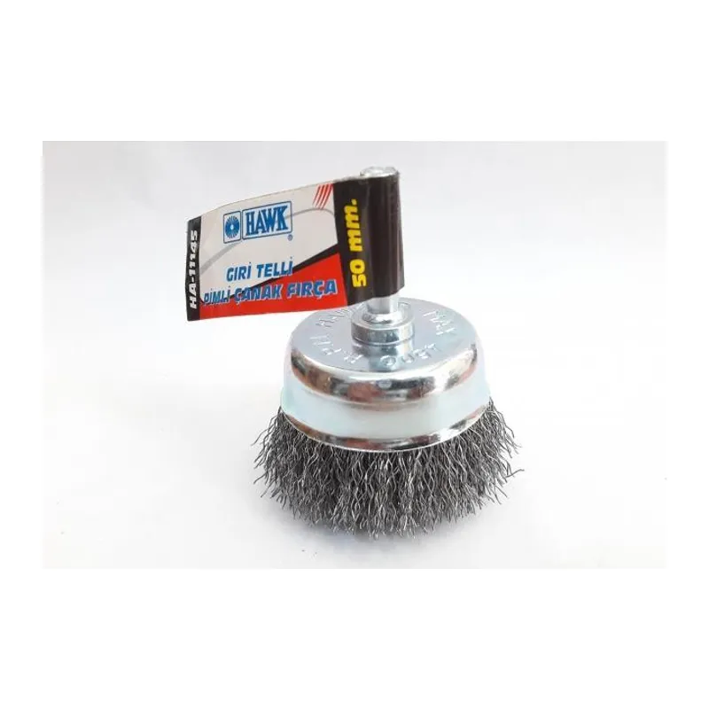 HA11145 Pimli Gri Tel Çanak Fırça 50 mm