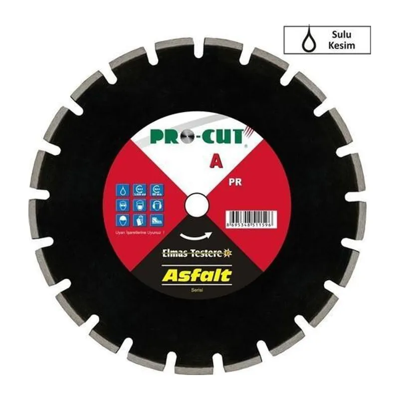 Prut 51157 A 350 Asfalt Kesme Elmas Testere 35 cm