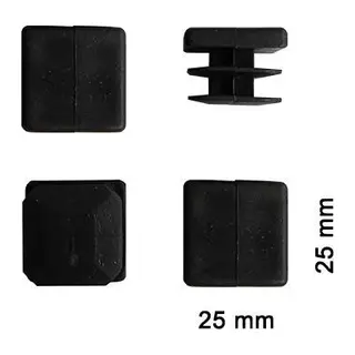 Kare Profil İç Tapa 25x25 mm 4 Adet