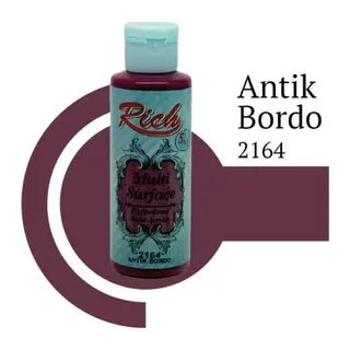Riculti Surface 2164 Antik Bordo Akrilik Boya 120 cc