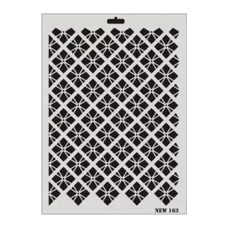 Rich New Seri N-163 Stencil 35x25 cm