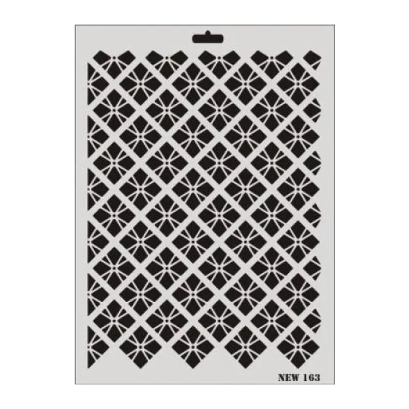 Rich New Seri N-163 Stencil 35x25 cm