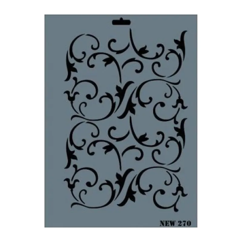 Rich New Seri N-270 Stencil 35x25 cm
