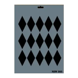 Rich New Seri N-283 Stencil 35x25 cm