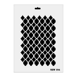 Rich New Seri N-194 Stencil 35x25 cm