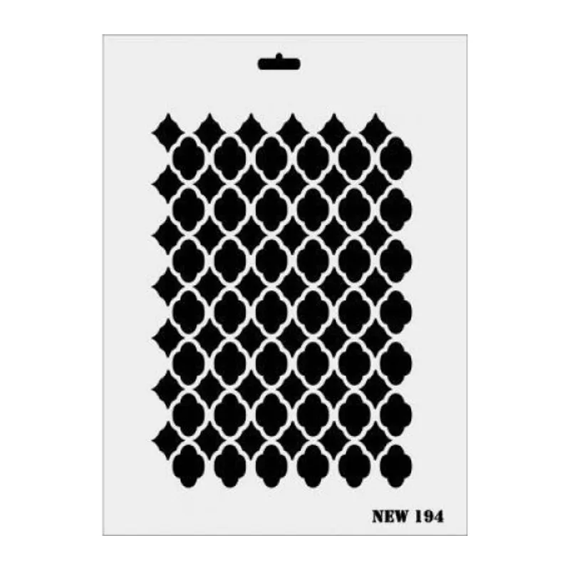 Rich New Seri N-194 Stencil 35x25 cm