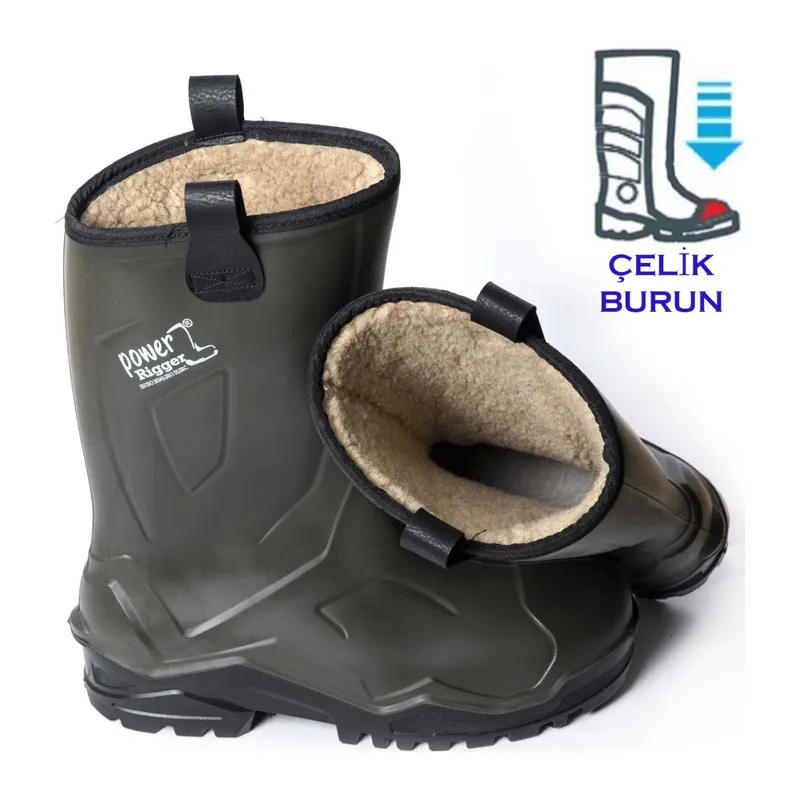 Pollyboot Power Rigger Çizme Çelik Blu 49 Numara
