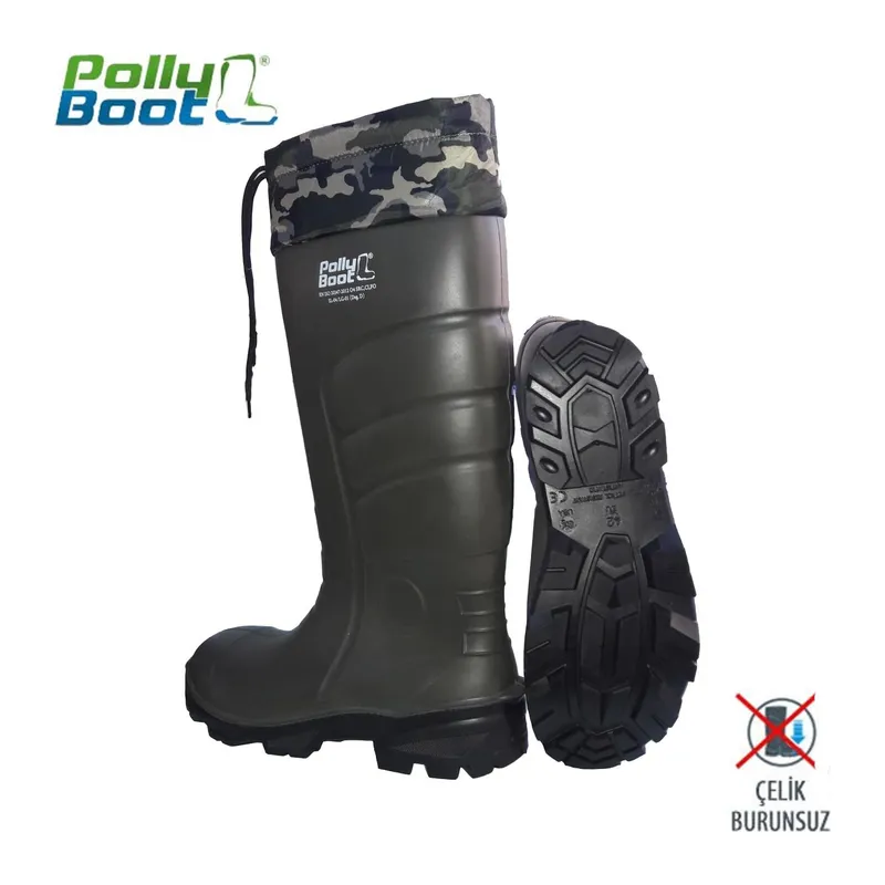 Pollyboot Vega 49 Numara Boğazlı Poliüratan Çizme