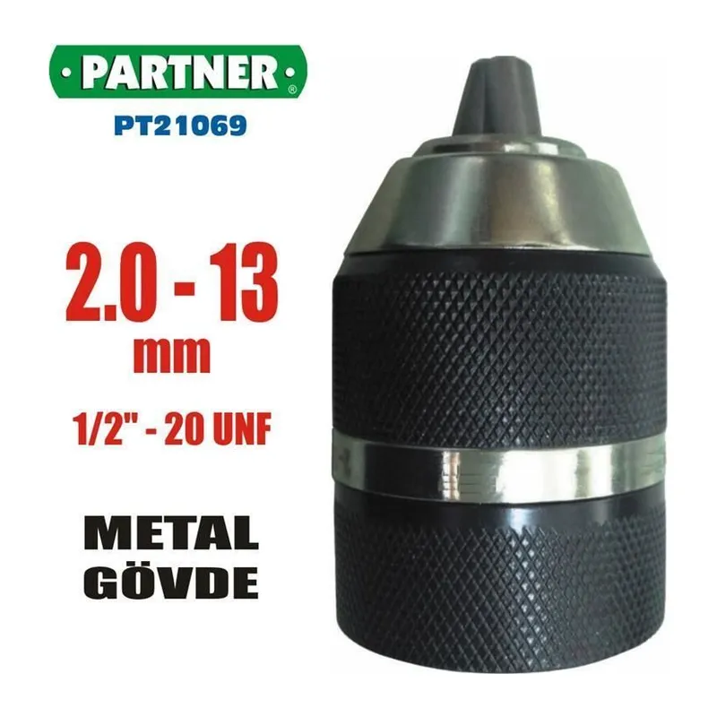 Partner 21069 sız Mandren 13 mm 1/2
