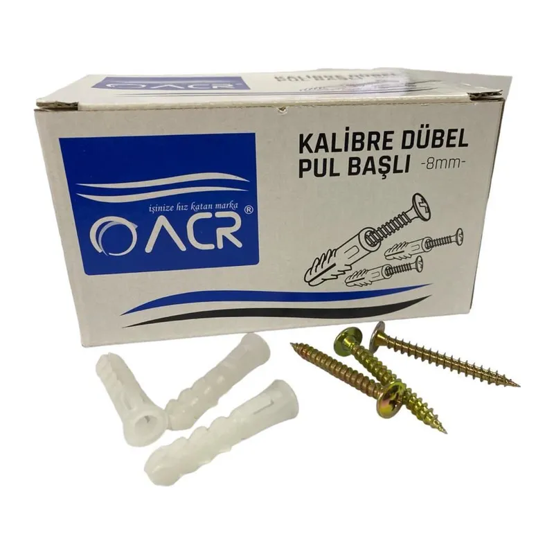 ACR 8 mm Ka Dubel 100 Adet