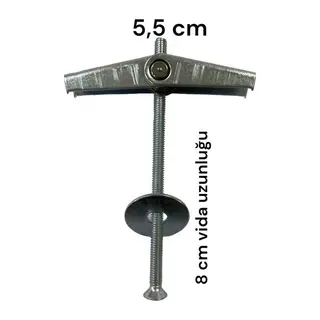 Alçıpan Askı Dübel Yaylı 12X80 5 Adet