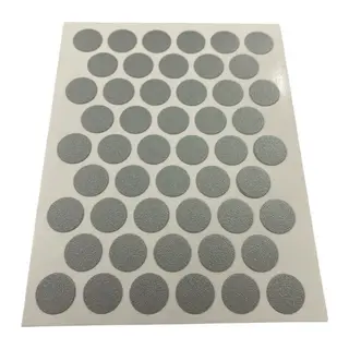 Yapışkanlı Vida Tapası Metalik Gri 14 mm