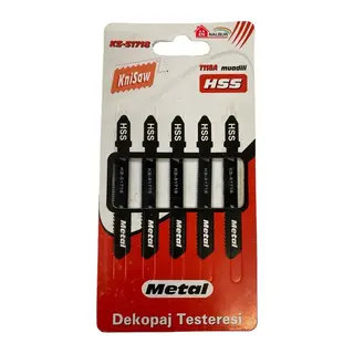 51718 Metal Dekupaj Testeresi 5 Parça