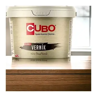 Cubo Su Bazlı Parlak Vernik Şeffaf 0,75 Litre