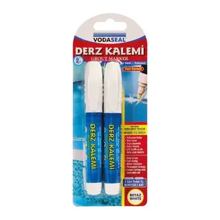 Çift Uçlu Su Bazlı Kokusuz Kalıcı Derz mi Beyaz 2 Adet