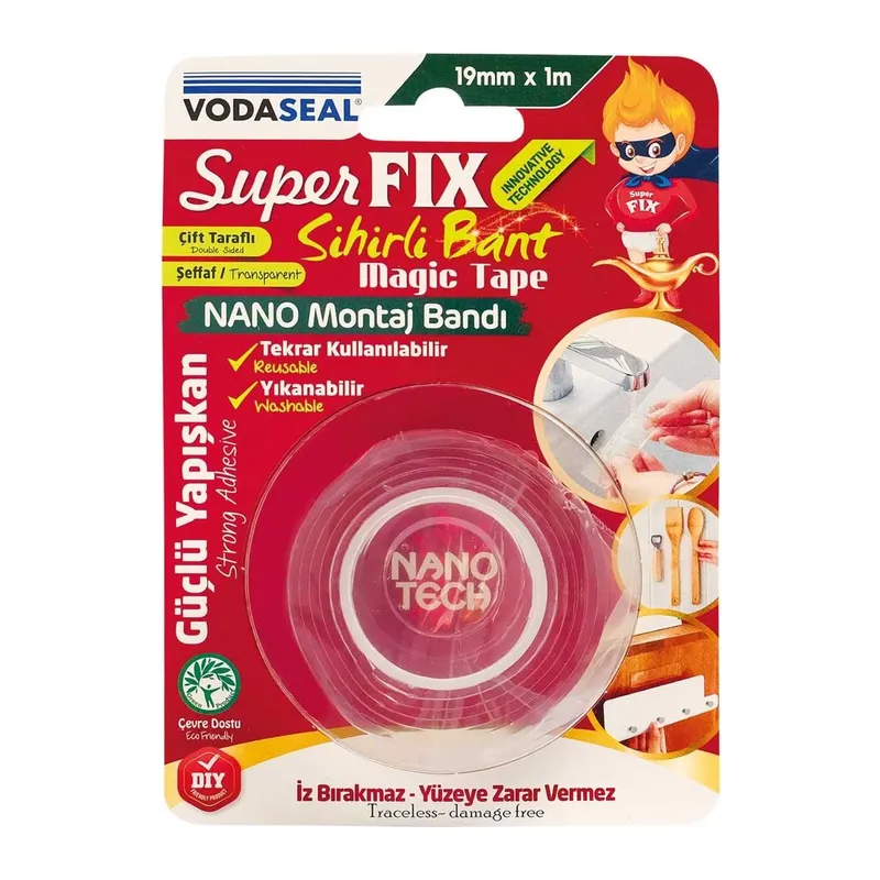 Süper Fix Sihirli Bant 19 mm 1 Metre