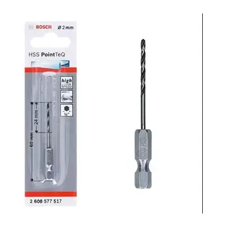 Pointteq Altıgen Şaftlı Hss Matkap Ucu 2 mm