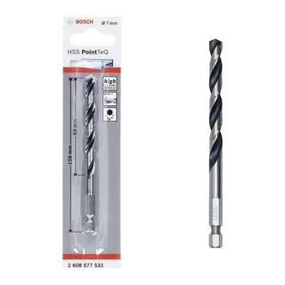 Pointteq Altıgen Şaftlı Hss Matkap Ucu 7 mm