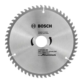 Alüminyum Daire Testere Bıçağı 190x30 mm 54 Diş
