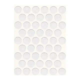 Yapışkanlı Vida Tapası (Beyaz) 10 mm