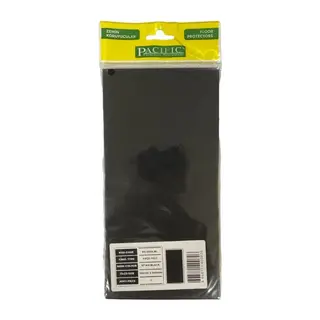 Pacific 6024 BL Yapışkanlı Keçe 120 mm X 240 mm Siyah