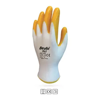 PN7 No:10 Sarı Nitril Eldiven