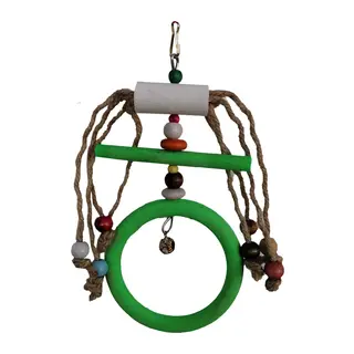 Hlı İpli Boncuklu Kuş Oyuncağı 10 / 20 cm