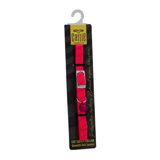 Ayarlanabilir Elastik Kedi Boyun Tasması 1 cm x 30 cm Pembe