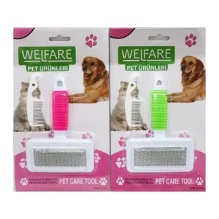 Fosforlu Kedi Köpek Tarağı 5x9 cm - 14 cm
