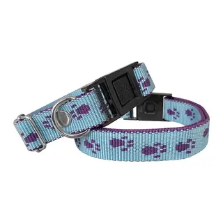 Köpek Tasması Patili Dokuma 2 cm - Min: 30 cm - Max: 50 cm Açık Mi