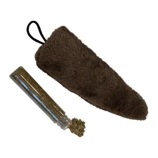 Kedi Oyuncağı Kedi Otlu Peluş Kuyruk 18-20 cm rengi