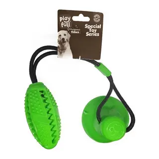 Yapışkanlı Ödül Hazneli Köpek Oyuncağı 5x12x56 Cm Yeşil