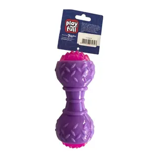 Aktivite Sesli ve Işıklı Köpek Oyuncak Dumbel 5x15 cm Mor