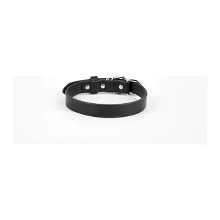 Deri El Yapımı Köpek Boyun Tasması 1,5x20-26 cm Siyah